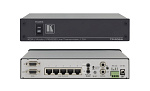 46959 Передатчик Kramer Electronics TP-205A сигнала VGA или HDTV, стерео звуковых сигналов и сигналов интерфейса RS-232 в витую пару (TP) на 5 выходов, с пр