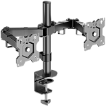 D221E-B ONKRON кронштейн для двух мониторов 13"-32" настольный, чёрный D221E