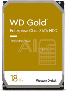 1862211 Жесткий диск WD SATA-III 18Tb WD181KRYZ Server Gold (7200rpm) 512Mb 3.5"