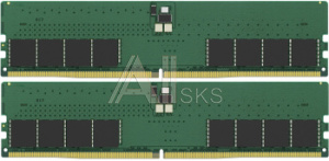 2001530 Память DDR5 2x32GB 5600MHz Kingston KVR56U46BD8K2-64 Valueram RTL PC5-44800 CL46 DIMM 288-pin 1.1В dual rank Ret