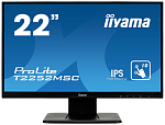 21,5" Iiyama ProLite T2252MSC-B1 1920х1080 IPS W-LED 16:9 SmoothTouch 7ms VGA DVI-D HDMI 5M:1 1000:1 178/178 250cd Tilt HAS Speakers Black