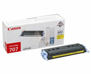 533286 Картридж лазерный Canon 707Y 9421A004 желтый (2000стр.) для Canon LBP-5000/5100