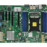 1800794 Supermicro MBD-X11SPI-TF-B Серверная материнская плата MBD X11SPI TF B Xeon Single Socket S3647, 8x 288 pin DDR4 DIMM slots, 2x 10GbE LAN ports, 10x S
