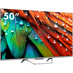 11021480 50" Телевизор HAIER Smart TV S4, QLED, 4K Ultra HD, серый, СМАРТ ТВ, Android TV [DH1VL6D02RU]