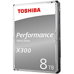 1784432 8TB Toshiba X300 (HDWR180UZSVA) {SATA 6.0Gb/s, 7200 rpm, 256Mb buffer, 3.5"}
