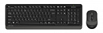 1911602 Клавиатура + мышь A4Tech Fstyler FG1010S клав:черный/серый мышь:черный/серый USB беспроводная Multimedia (FG1010S GREY)