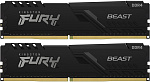 1000632796 Память оперативная/ Kingston 32GB 3200MHz DDR4 CL16 DIMM (Kit of 2) FURY Beast Black
