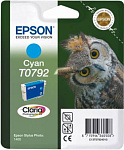 421620 Картридж струйный Epson T0792 C13T07924010 голубой (1000стр.) (11.1мл) для Epson P50/PX660