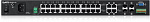 1000440972 Коммутатор ZYXEL MGS3520-28 28-port Managed Metro Gigabit Switch with 4 of 28 RJ-45 connectors shared with SFP slots