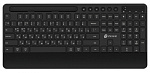 Клавиатура Оклик 865S черный USB беспроводная BT/Radio slim Multimedia (подставка для запястий) (1809339)
