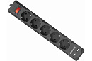 Удлинитель с сетевым фильтром DEFENDER DFS 753 3,0 м, 5 розеток, 2xUSB, 2.1A