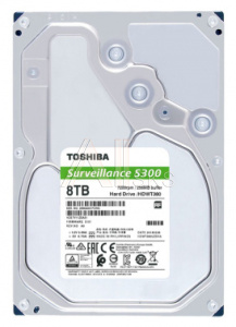 1064601 Жесткий диск Toshiba Original SATA-III 8Tb HDWT380UZSVA Surveillance S300 Pro (7200rpm) 256Mb 3.5"