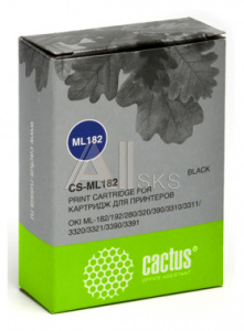 690251 Картридж матричный Cactus CS-ML182 черный для Oki ML-182/192/280/320/390