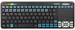 1076287 Клавиатура Thomson ROC3506 Samsung черный USB беспроводная slim Multimedia Touch LED