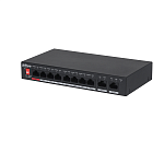 DH-PFS3010-8ET-96 Коммутатор Dahua 8-портовый неуправляемый с РоЕ Порты: 8 RJ45 10/100Мбит/с (PoE/PoE+/Hi-PoE), 2 RJ45 10/100/1000Мбит/с (uplink); мощность PoE: порт 1