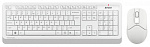 1599042 Клавиатура + мышь A4Tech Fstyler FG1012 клав:белый мышь:белый USB беспроводная Multimedia (FG1012 WHITE)