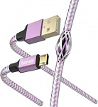 1398719 Кабель Hama 00187205 USB (m)-micro USB (m) 1.5м фиолетовый