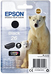 432838 Картридж струйный Epson T2601 C13T26014012 черный (220стр.) (6.2мл) для Epson XP-600/700/800
