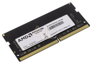 Память AMD, R744G2400S1S-UO, DDR4, SO-DIMM, 4Gb, 2400MHz, CL16, OEM PC4-19200, 260-pin 1.2В