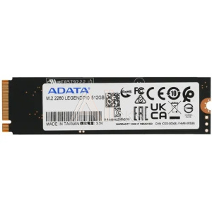 1940001 SSD A-DATA M.2 2280 512GB ADATA LEGEND 710 Client [ALEG-710-512GCS] PCIe Gen3x4 with NVMe
