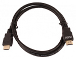 1047385 Кабель аудио-видео LAZSO WH-111 HDMI (m)/HDMI (m) 1м. позолоч.конт. черный (WH-111(1M))