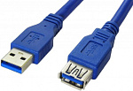 1933183 Кабель-удлинитель Premier 5-905 USB 3.0 A(m) USB 3.0 A(f) 3м (5-905(3,0)-3.0(BL)) синий пакет