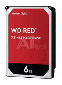 1146659 Жесткий диск WD Original SATA-III 6Tb WD60EFAX NAS Red (5400rpm) 256Mb 3.5"