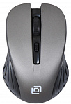 368629 Мышь Оклик 545MW черный/серый оптическая (1600dpi) беспроводная USB для ноутбука (4but)