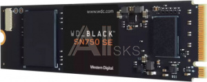 1598413 Накопитель SSD WD Original PCI-E 4.0 x4 500Gb WDS500G1B0E Black SN750 M.2 2280