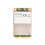 R11e-LTE6 MikroTik 2G/3G/4G/LTE miniPCi-e card with 2 x u.FL connectors for International & United States bands 1/2/3/5/7/8/12/17/20/25/26/38/39/40/41n, CAT6