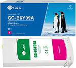 1844075 Картридж струйный G&G GG-B6Y09A 771C пурпурный (775мл) для HP DesignJet Z6200