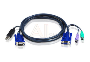 1225906 Кабель KVM CABLE USB-PS2 6.0M-V 2L-5506UP ATEN