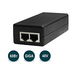 WI-POE55-48V-60W, Инжектор 1000Base-T 60Вт совместим с 802.3af/at/bt, 48В WI-POE55-48V-60W, Инжектор 1000Base-T 60Вт совместим с 802.3af/at/bt, 48В