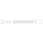 Кабель Amphenol RHS36-7022, HDmSAS SFF8643 -to- HDmSAS SFF8643, 55cm