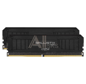 1289635 Модуль памяти CRUCIAL Ballistix MAX Gaming DDR4 Общий объём памяти 32Гб Module capacity 16Гб Количество 2 4000 МГц Множитель частоты шины 18 1.35 В че
