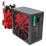 1675246 Кабель GINZZU PC800 14CM(Red) 80+ black,APFC,24+4p,4 PCI-E(6+2), 7*SATA, 4*IDE,оплетка, питания,цветная коробка