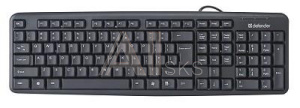 1184088 Клавиатура PS2 ELEMENT HB-520 RU BLACK 45520 DEFENDER