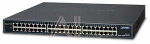 1000467331 Коммутатор Planet 48-Port 10/100/1000Mbps Gigabit Ethernet Switch, fan less