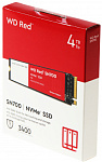 Накопитель SSD WD Original PCIe 3.0 x4 4TB WDS400T1R0C Red SN700 M.2 2280