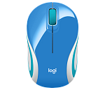 910-002733 Logitech Wireless Mini Mouse M187, Blue, [910-002733]