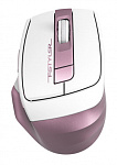 1192151 Мышь A4Tech Fstyler FG35 розовый/белый оптическая (2000dpi) беспроводная USB (5but)