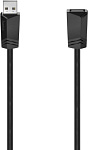 1861989 Кабель-удлинитель Hama H-200618 ver2.0 USB A (m) USB A(f) 0.75м (00200618) черный