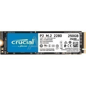 1787490 SSD CRUCIAL M.2 250GB, PCIe Gen 3.0, NVMe, CT250P2SSD8