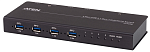 US3344I-AT ATEN 4 x 4 USB 3.2 Gen 1 Industrial Hub Switch