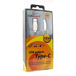 1642667 Cablexpert Кабель USB 2.0 CC-G-USBC02Cu-1.8M AM/Type-C, серия Gold, длина 1.8м, золото, блистер