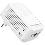 1000485318 Удлинитель WiFi сети "Набор PowerLine адаптеров AV1000 со встроенной розеткой.