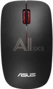 473697 Мышь Asus WT300 RF черный оптическая (1600dpi) беспроводная USB2.0 для ноутбука (2but)