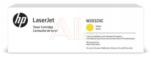 W2032XC, Контрактный картридж HP 415X для LJ Pro M454/MFP M479, желтый (6 000 стр.)