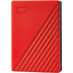 1000690123 Внешние HDD/ Portable HDD 4TB WD My Passport (Red), USB 3.2 Gen1, 107x75x19mm, 210g /12 мес./