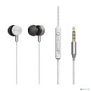 RITMIX RH-127M Silver {10 мм, 20-20000 Гц, 32 Ом, 95 дБ ± 3 дБ, мик: -42 дБ ± 3 дБ, Jack 3,5 мм, 1,2 м, регулировка громкости, металлический корпус +